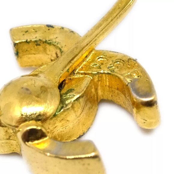 Chanel CC Earrings Clip-On Gold 233 163442 - Picture 4 of 4